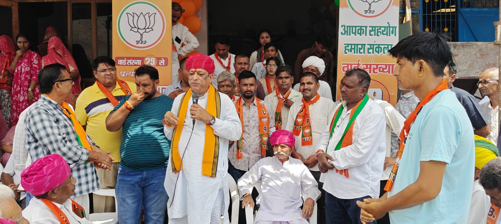 सुमेरपुर नगर निकाय चुनाव 2026: वार्ड 29 में भाजपा प्रत्याशी सुरेश कुमार कुम्हार के चुनाव कार्यालय का उद्घाटन