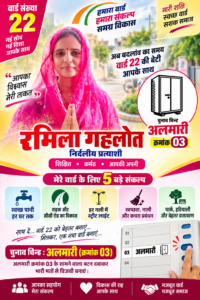 सुमेरपुर वार्ड 22 में मुकाबला रोचक, मंत्री जोराराम कुमावत के गढ़ में भाजपा के सामने चुनौती 2 b5313e89 4f0f 434a 8cd2 1ced2f9b822d
